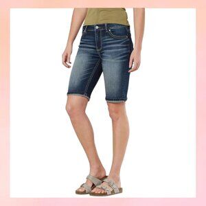 Silver Jeans Co. W34 L11 Mid-Rise Denim Bermuda Shorts